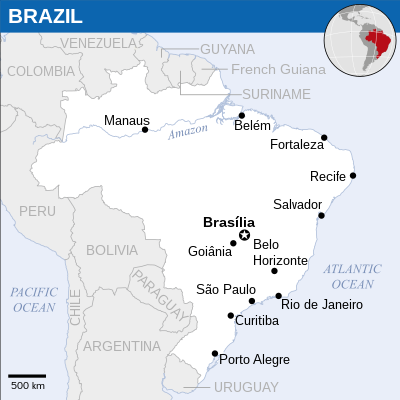 Fronteras del Brasil