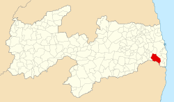 Brasile Paraíba Pedras de Fogo posizione map.svg