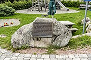 Der Donauursprung in der Nähe von Furtwangen im Schwarzwald. Hier entspringt die Breg, der längsten Quellfluß der Donau in der Nähe der Martinskapelle