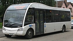 Ein Optare Solo SR des Busunternehmens Somerset Passenger Solutions in Bridgwater im August 2017
