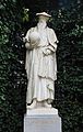 A sculpture of Gerard Mercator. Jardin du Petit Sablon, Brussels