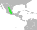 Range of Bufo occidentalis (Pine Toad)