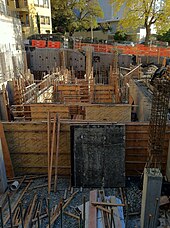 Construction in October 2011. Bullitt Center, Seattle under construction October 25, 2011.jpg