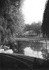 Small pond, 1953 still without a fountain