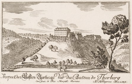 Château de Thorberg en 1743