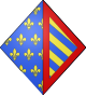 COA fransk dronning Jeanne de Bourgogne ducale.svg