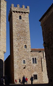 Tower of the palace of the Ciguenas