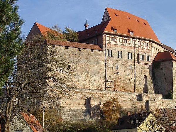 Cadolzburg Castle near Nuremberg (from 1260 seat of the Burgraves)