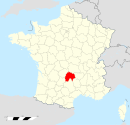 Departament De Cantal: Departament francés