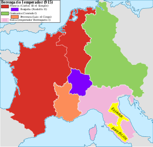 774-962 Reino De Italia: El reino de Italia en el Imperio carolingio, El reino de Italia hacia el periodo postcarolingio, La continuidad del reino de Italia en el Sacro Imperio Romano Germánico