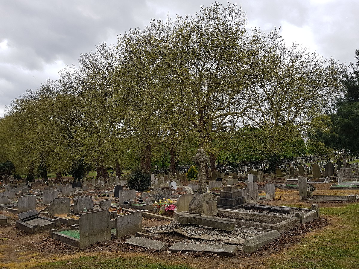 Гринфилд кладбище в Англии