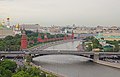 Pogled iz cerkve na Moskvo in Kremelj