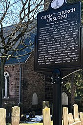 Area information sign Christ Church, New Brunswick, NJ - information sign.jpg