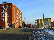 Churchill neighborhood of Holyoke, Massachusetts in winter.jpg