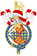 Coat of Arms of the Prince of Wales (France ancient).svg