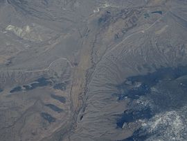 Aerial view of Cochetopa Creek in the Cochetopa Hills.