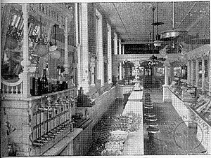 Coston's Confectionery, where the Aglamesis brothers worked before opening their own business Coston's confectionery.jpg