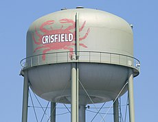 Crisfield, Maryland water tower.jpg