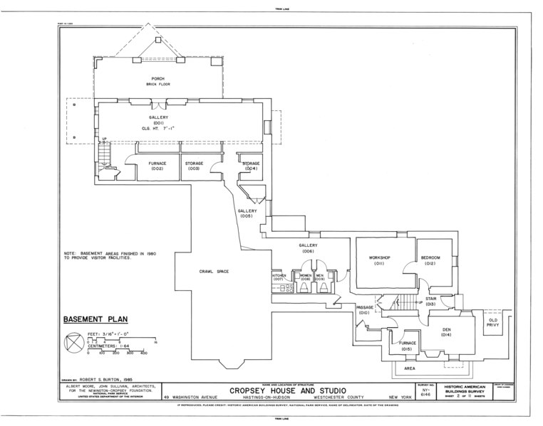 File:Cropsey House and Studio, 49 Washington Avenue, Hastings-on-Hudson, Westchester County, NY HABS NY,60-HAST,2- (sheet 2 of 11).tif