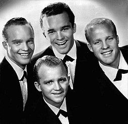 Gary, Lindsay, Philip and Dennis Crosby, 1959, with variations of the crew cut and ivy league