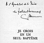 signature d'Adalbert-Gautier Hamman