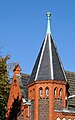 * Nomination Tower at a building of the deaconry in Düsseldorf-Kaiserswerth --Carschten 21:48, 28 January 2018 (UTC) * Promotion Good quality. --PumpkinSky 23:02, 28 January 2018 (UTC)