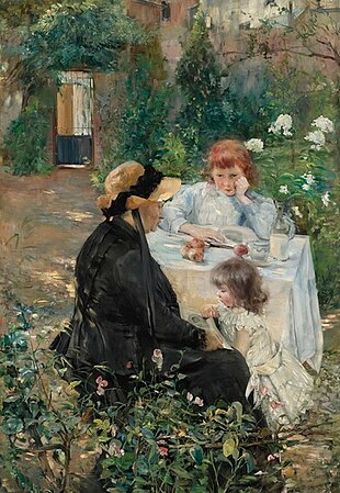 In de tuin, 1891