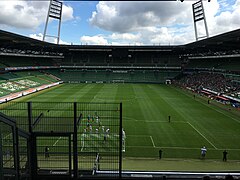 Das Weserstadion im Spiel der Sportfreunde Lotte gegen Werder Bremen 2.jpg