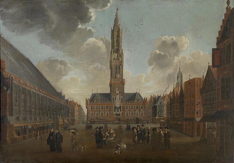 File:De Markt in Brugge, circa 1696, Groeningemuseum, 0040233000.jpg