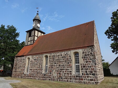 Dorfkirche Glasow Suedostansicht