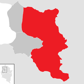 Poloha obce Dornbirn v okrese Dornbirn (klikacia mapa)