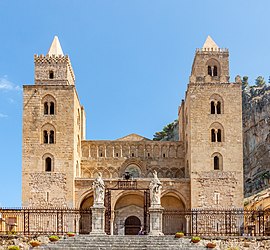 La cathédrale de Cefalù.