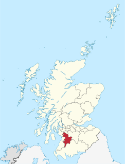 East Ayrshire Council area of Scotland