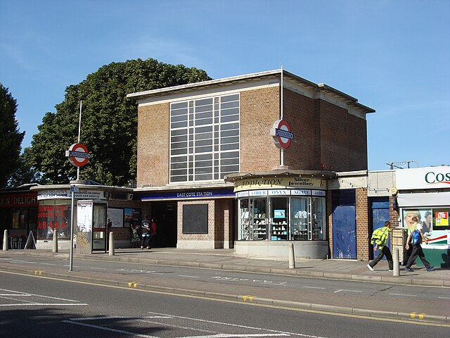 Eastcote tube station was originally built as a halt in 1906