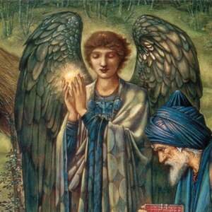 Edward Burne-Jones Star of Bethlehem detail