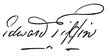 firma di Edward Tiffin