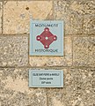 * Nomination The "Monument Historique" signs, church Saint-Pierre at Marsilly, Charente-Maritime, France.--Jebulon 15:09, 10 September 2015 (UTC)*  Comment tilted to the right. --Hubertl 05:58, 11 September 2015 (UTC) * Promotion  Done@Hubertl: .--Jebulon 14:19, 12 September 2015 (UTC) Ok now for me. --Hubertl 15:44, 14 September 2015 (UTC)