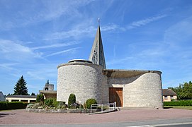 Eglise St Medard en août 2015