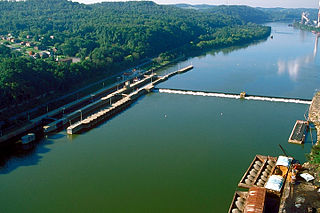 Elizabeth Locks & Dam Dam in Elizabeth, Pennsylvania and West Elizabeth, Pennsylvania