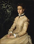 Porträtt av konstnärens syster Ellen Edelfelt, 1876