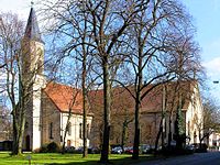 Herz Jesu Church at the Katholischer Kirchplatz