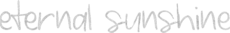 Logo del disco Eternal Sunshine