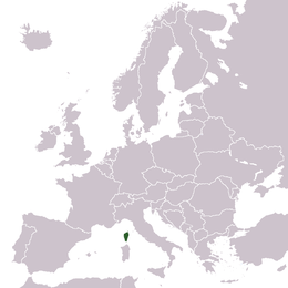 Repubblica Corsa - Localizzazione