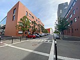 Bibliothèque universitaire de l'université Évry-Val-d'Essonne à Évry-Courcouronnes (Essonne, France)