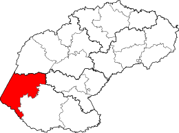 Municipalità locale di Letsemeng – Mappa