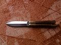 кинжал, сделанный в виде ножа «бабочка» (без подпальцевых упоров)