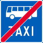 E10.2. Buss- och taxikörfält upphör