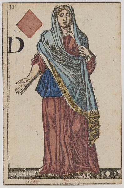 File:First French Empire card deck - 1810 - Queen of Diamonds.jpg