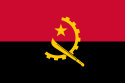 Angola के झंडा