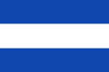 Guatemalská vlajka v rámci Spojených provincií Střední Ameriky a Federativní republiky Střední Ameriky (1823/25–1838/39) Poměr stran: pravděpodobně 3:5, zobrazeno 2:3